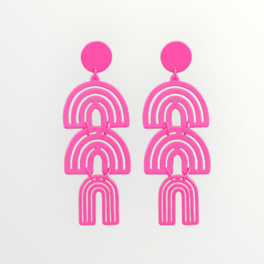 Triple Arch Earrings - Available in 3 Colors-Earrings-louisgeorgeboutique-LouisGeorge Boutique, Women’s Fashion Boutique Located in Trussville, Alabama