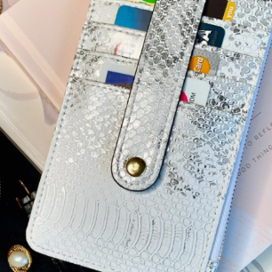 Saige Slim Card Holder Wallet - Available in Multiple Colors-Handbags-Jen & Co.-LouisGeorge Boutique, Women’s Fashion Boutique Located in Trussville, Alabama