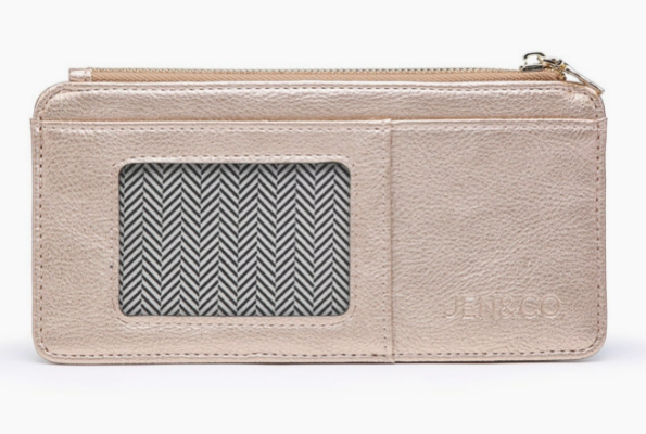 Saige Slim Card Holder Wallet - Available in Multiple Colors-Handbags-Jen & Co.-LouisGeorge Boutique, Women’s Fashion Boutique Located in Trussville, Alabama