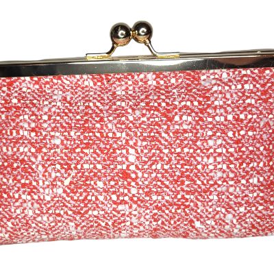 Trixie - Vintage Ch💗nel Red & White Plaid Tweed-Handbags-Glenda Gies-LouisGeorge Boutique, Women’s Fashion Boutique Located in Trussville, Alabama