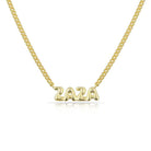 Custom Bubble Letters Nameplate Necklace-Necklaces-The Sis Kiss©-LouisGeorge Boutique, Women’s Fashion Boutique Located in Trussville, Alabama