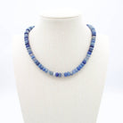 Denim Jade Beaded Necklace-Necklace-LouisGeorge Boutique-LouisGeorge Boutique, Women’s Fashion Boutique Located in Trussville, Alabama