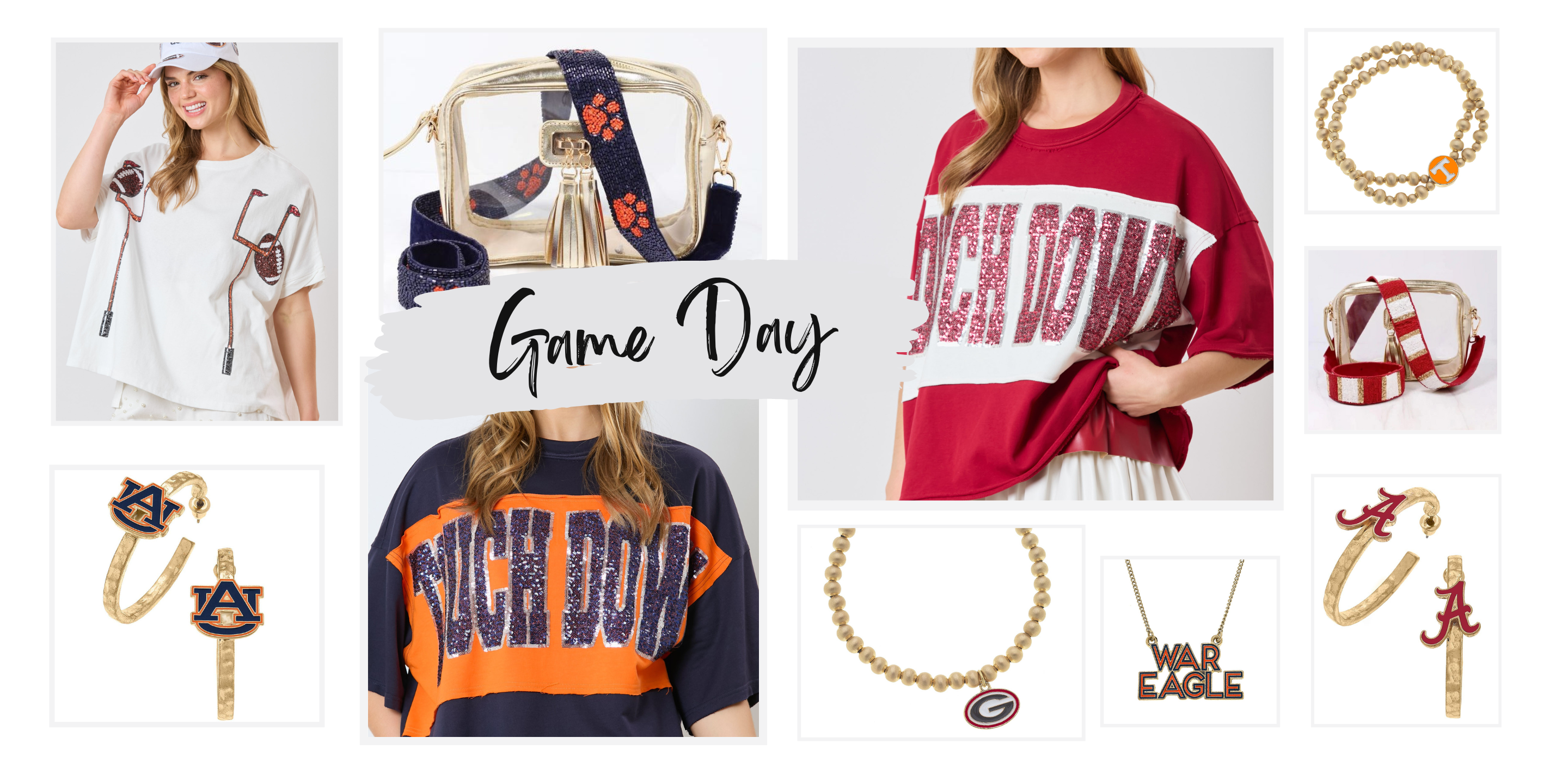 Shop the Gameday Collection at LouisGeorge Boutique | Women's Fashion Boutique Located in Trussville, Alabama