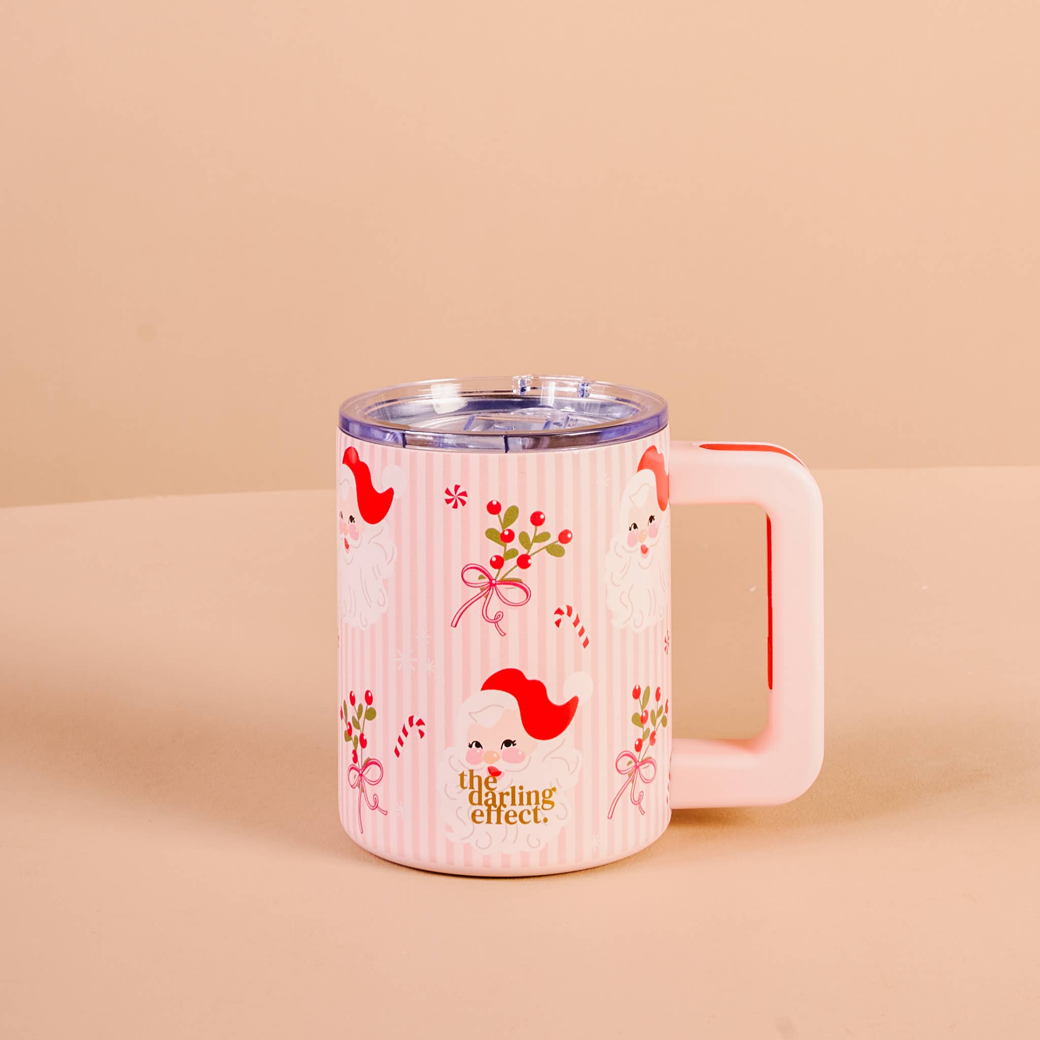 Holly Jolly Santa 14 oz Insulated Mug-Accessories-The Darling Effect-LouisGeorge Boutique, Women’s Fashion Boutique Located in Trussville, Alabama
