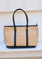 Greyson Tote Natural Black-Tote-Caroline Hill-LouisGeorge Boutique, Women’s Fashion Boutique Located in Trussville, Alabama
