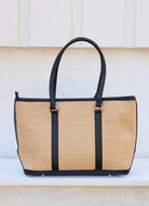 Greyson Tote Natural Black-Tote-Caroline Hill-LouisGeorge Boutique, Women’s Fashion Boutique Located in Trussville, Alabama