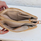 Ariana Crossbody - Natural V Quilted-Handbags-Caroline Hill-LouisGeorge Boutique, Women’s Fashion Boutique Located in Trussville, Alabama