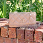 Brynleigh Clutch Crossbody Latte DQ-Crossbody-Caroline Hill-LouisGeorge Boutique, Women’s Fashion Boutique Located in Trussville, Alabama