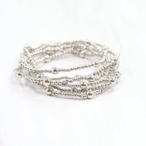 Rockwall Bracelet Set Silver-Bracelet-Caroline Hill-LouisGeorge Boutique, Women’s Fashion Boutique Located in Trussville, Alabama