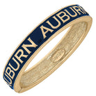 Auburn Tigers Enamel Hinge Bangle: Navy-Accessories-Canvas Style-LouisGeorge Boutique, Women’s Fashion Boutique Located in Trussville, Alabama