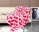 Cozy Heart Blanket - Hot Pink & Light Pink-Apparel & Accessories-LouisGeorge Boutique-LouisGeorge Boutique, Women’s Fashion Boutique Located in Trussville, Alabama