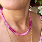 Pretty In Pink Beaded Necklace-Necklace-LouisGeorge Boutique-LouisGeorge Boutique, Women’s Fashion Boutique Located in Trussville, Alabama