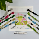 Bicycle with Pink Flowers Needlepoint Kit-Needlepoint Kit-LouisGeorge Boutique-LouisGeorge Boutique, Women’s Fashion Boutique Located in Trussville, Alabama