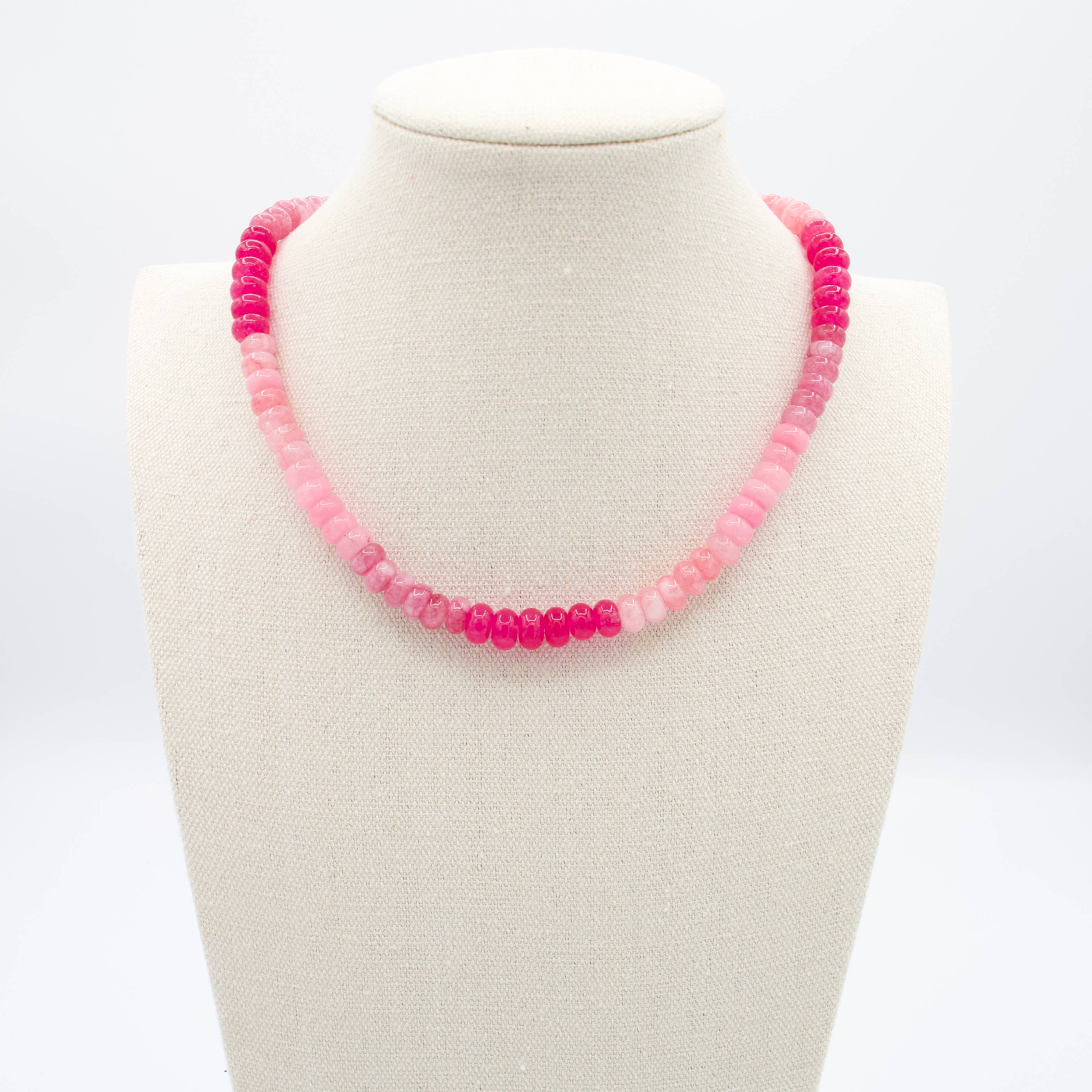 Pretty In Pink Beaded Necklace-Necklace-LouisGeorge Boutique-LouisGeorge Boutique, Women’s Fashion Boutique Located in Trussville, Alabama