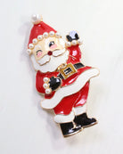 Winking Santa Brooch Red-Brooch-LouisGeorge Boutique-LouisGeorge Boutique, Women’s Fashion Boutique Located in Trussville, Alabama