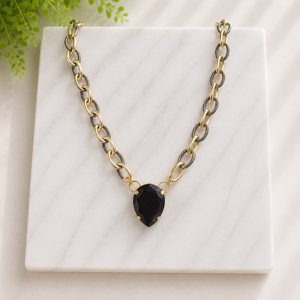 Rachel Marie Designs Cranston Necklace - Jet-Necklaces-Rachel Marie Designs-LouisGeorge Boutique, Women’s Fashion Boutique Located in Trussville, Alabama