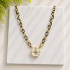 Rachel Marie Designs Rockford Necklace - White Opal-Necklaces-Rachel Marie Designs-LouisGeorge Boutique, Women’s Fashion Boutique Located in Trussville, Alabama