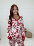 Christmas Tree Cake Jogger Pajama Set - Plus/Regular-Pajamas-LouisGeorge Boutique-LouisGeorge Boutique, Women’s Fashion Boutique Located in Trussville, Alabama
