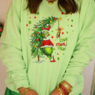 Stink Stank Stunk Sweatshirt - Neon Heather Mint - Plus/Regular-Graphic Tee-LouisGeorge Boutique-LouisGeorge Boutique, Women’s Fashion Boutique Located in Trussville, Alabama