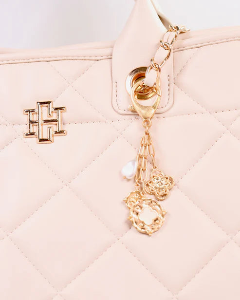 Susie Clover Bag Charm Worn Gold-Crossbody-Caroline Hill-LouisGeorge Boutique, Women’s Fashion Boutique Located in Trussville, Alabama