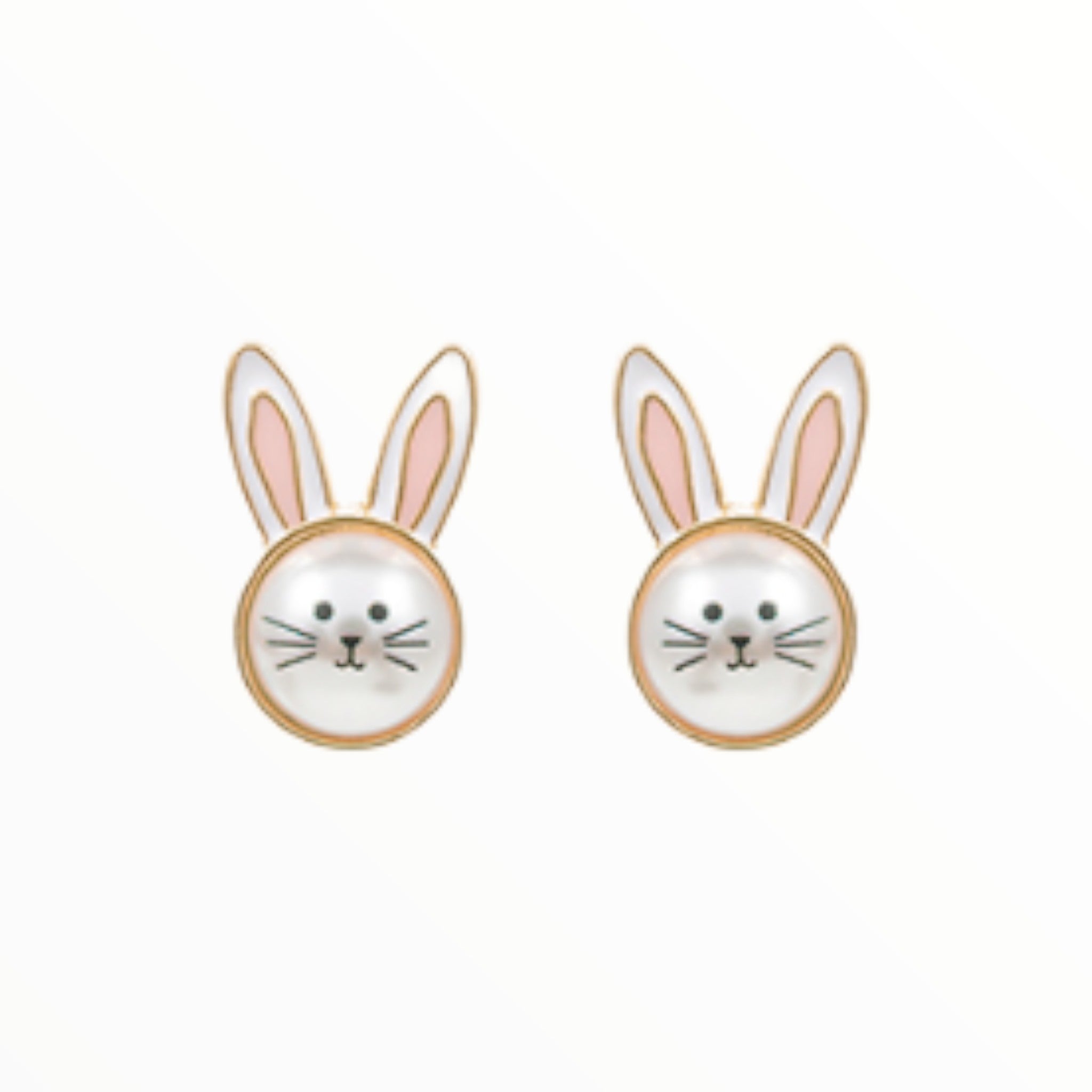 Pearl Easter Bunny Earrings-Earrings-LouisGeorge Boutique-LouisGeorge Boutique, Women’s Fashion Boutique Located in Trussville, Alabama