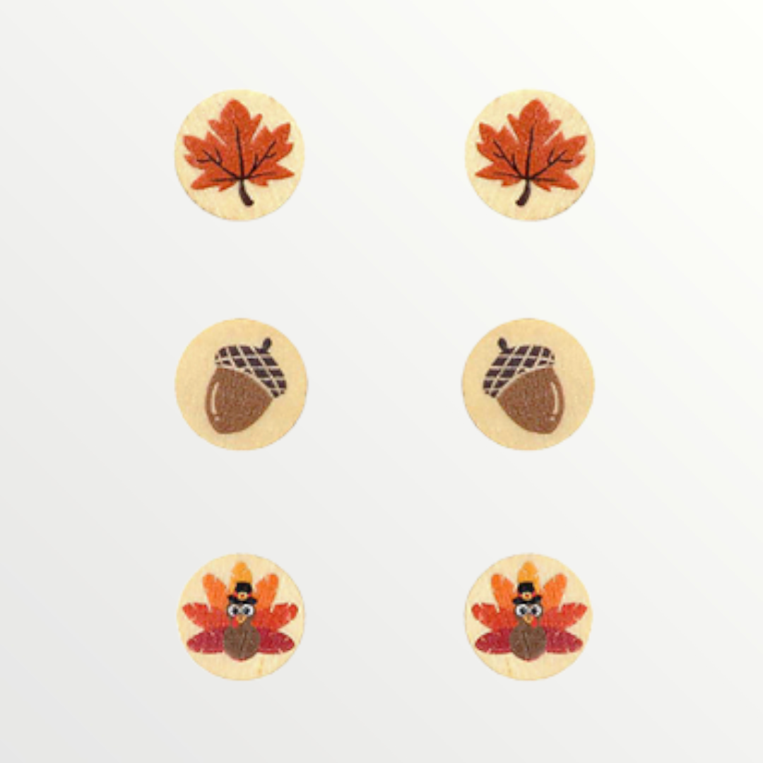 Autumn Trio Earring Set-Earrings-LouisGeorge Boutique-LouisGeorge Boutique, Women’s Fashion Boutique Located in Trussville, Alabama