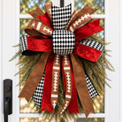 26" UV-Resistant Moss Green Button Fern Wreath w/Alabama Signature Bow-Home Decor-LouisGeorge Boutique-LouisGeorge Boutique, Women’s Fashion Boutique Located in Trussville, Alabama