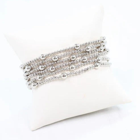 Rockwall Bracelet Set Silver-Bracelet-Caroline Hill-LouisGeorge Boutique, Women’s Fashion Boutique Located in Trussville, Alabama