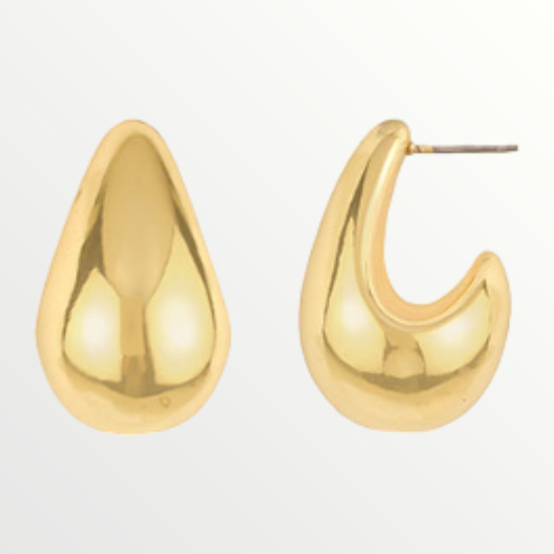 Gold Dipped Tear Drop Earrings-Earrings-LouisGeorge Boutique-LouisGeorge Boutique, Women’s Fashion Boutique Located in Trussville, Alabama