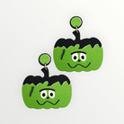 Green Frankenstein Earrings-Earrings-LouisGeorge Boutique-LouisGeorge Boutique, Women’s Fashion Boutique Located in Trussville, Alabama