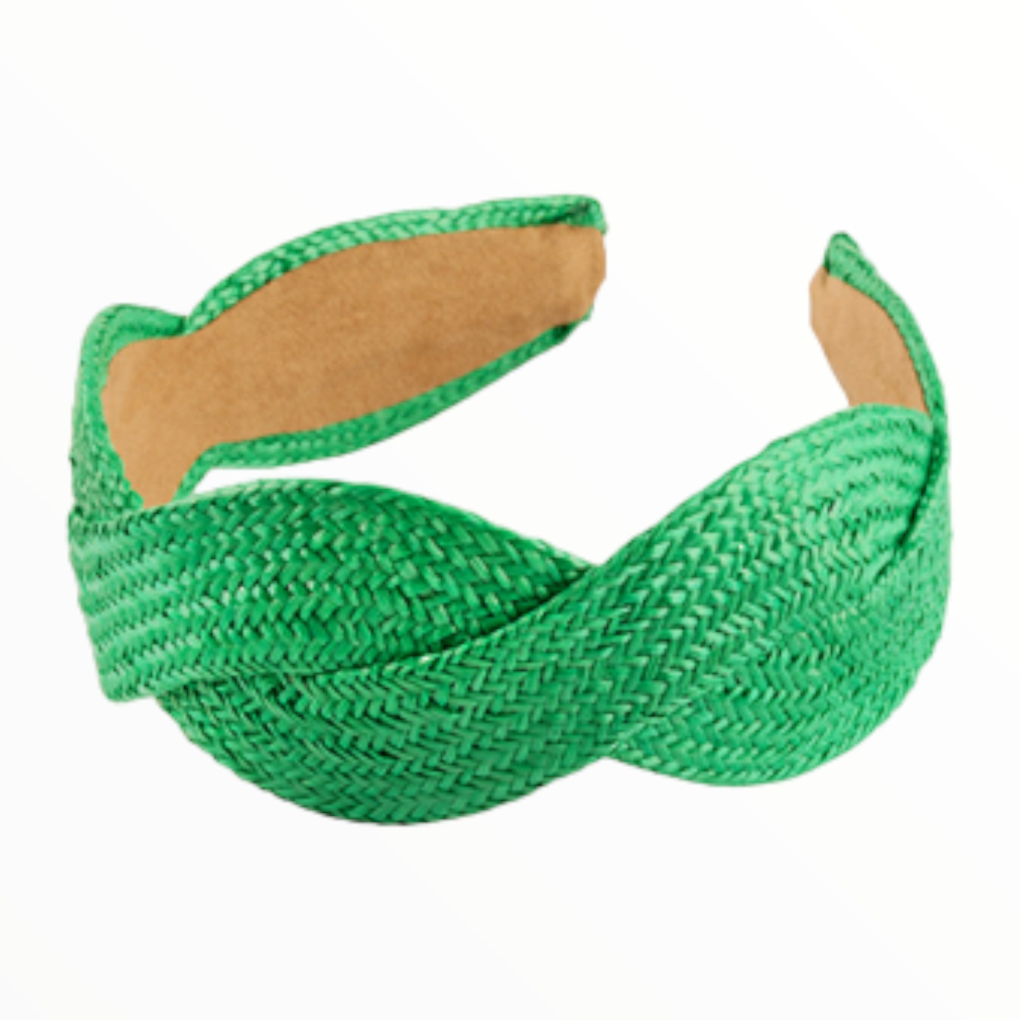 Green Straw Headband-Accessories-LouisGeorge Boutique-LouisGeorge Boutique, Women’s Fashion Boutique Located in Trussville, Alabama