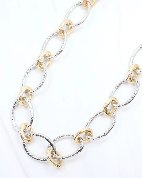 Lucinda Link Necklace Gold-Silver-Necklaces-Caroline Hill-LouisGeorge Boutique, Women’s Fashion Boutique Located in Trussville, Alabama