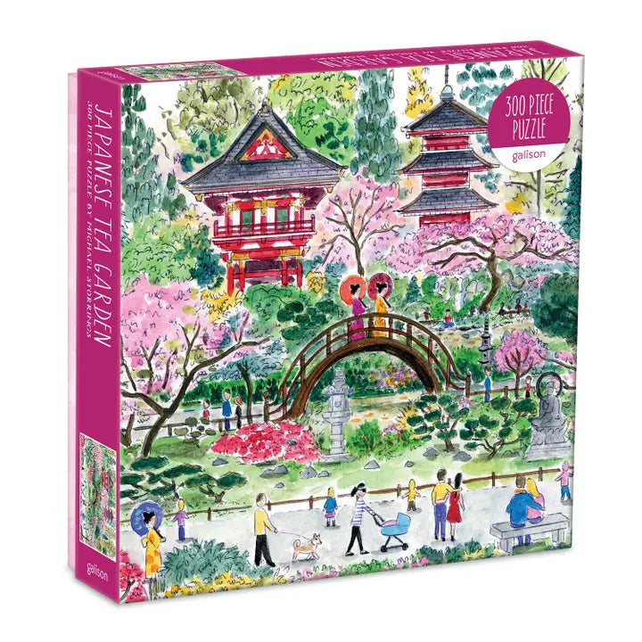 Michael Storrings Japanese Tea Garden 300 Piece Puzzle-Puzzles-LouisGeorge Boutique-LouisGeorge Boutique, Women’s Fashion Boutique Located in Trussville, Alabama