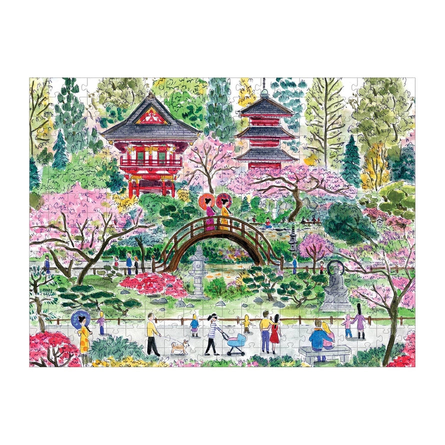 Michael Storrings Japanese Tea Garden 300 Piece Puzzle-Puzzles-LouisGeorge Boutique-LouisGeorge Boutique, Women’s Fashion Boutique Located in Trussville, Alabama