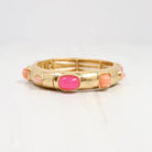 Regal Stone Stretch Bracelet Pink-Bracelet-Caroline Hill-LouisGeorge Boutique, Women’s Fashion Boutique Located in Trussville, Alabama