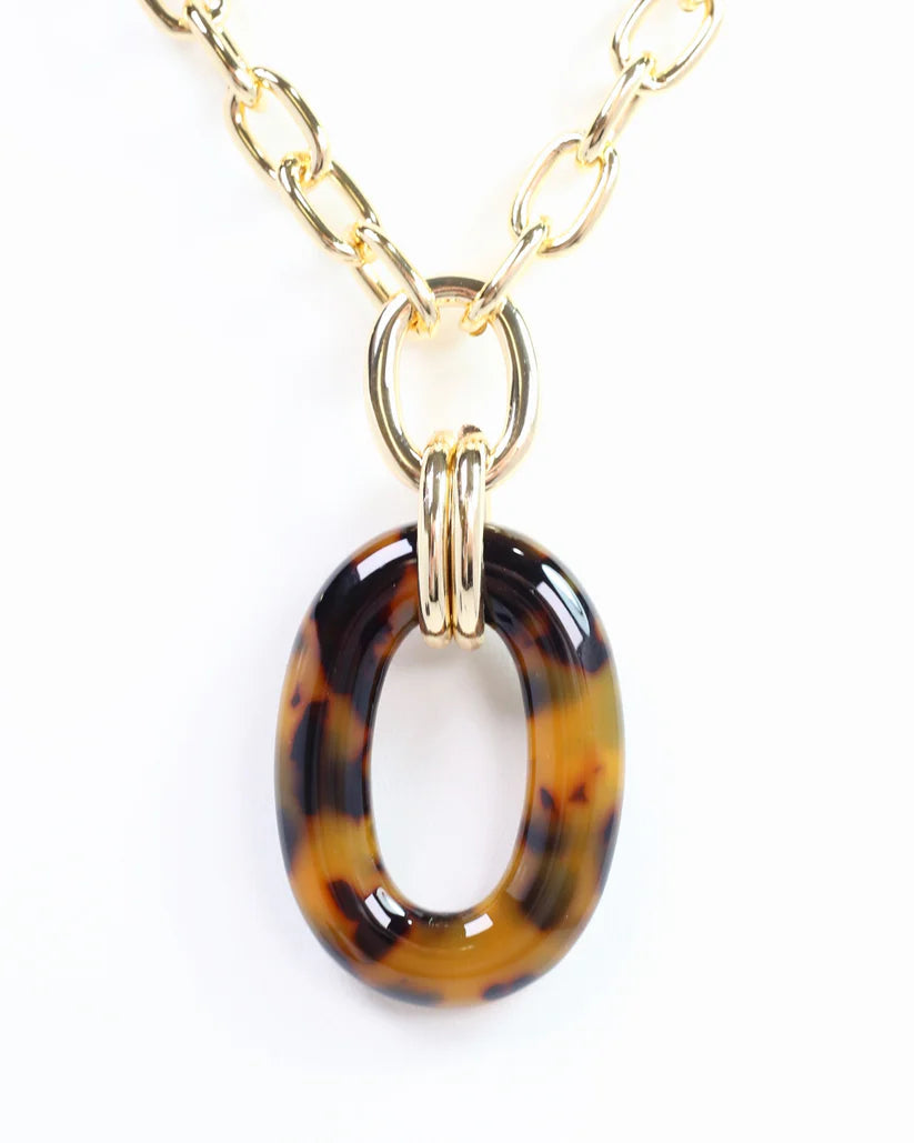 Theodora Pendant Necklace Gold-Necklaces-Caroline Hill-LouisGeorge Boutique, Women’s Fashion Boutique Located in Trussville, Alabama