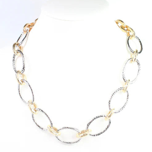 Lucinda Link Necklace Gold-Silver-Necklaces-Caroline Hill-LouisGeorge Boutique, Women’s Fashion Boutique Located in Trussville, Alabama