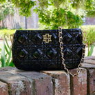 Livi Quilted Crossbody - Black Patent-Crossbody-Caroline Hill-LouisGeorge Boutique, Women’s Fashion Boutique Located in Trussville, Alabama