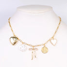 McKeon Charm Necklace GOLD-Necklaces-Caroline Hill-LouisGeorge Boutique, Women’s Fashion Boutique Located in Trussville, Alabama