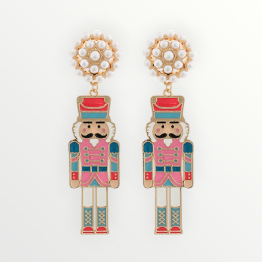 Mint Nutcracker Earrings-Earrings-LouisGeorge Boutique-LouisGeorge Boutique, Women’s Fashion Boutique Located in Trussville, Alabama