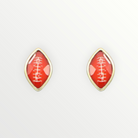 Mini Red & White Football Earrings-Earrings-LouisGeorge Boutique-LouisGeorge Boutique, Women’s Fashion Boutique Located in Trussville, Alabama