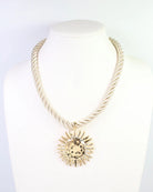 Grand Haven Sun Cord Necklace Gold-Necklaces-Caroline Hill-LouisGeorge Boutique, Women’s Fashion Boutique Located in Trussville, Alabama