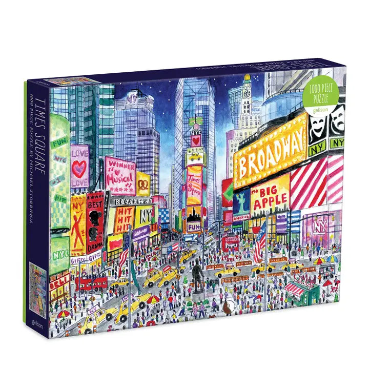 Michael Storrings Times Square 1000 Piece Puzzle-Puzzles-LouisGeorge Boutique-LouisGeorge Boutique, Women’s Fashion Boutique Located in Trussville, Alabama