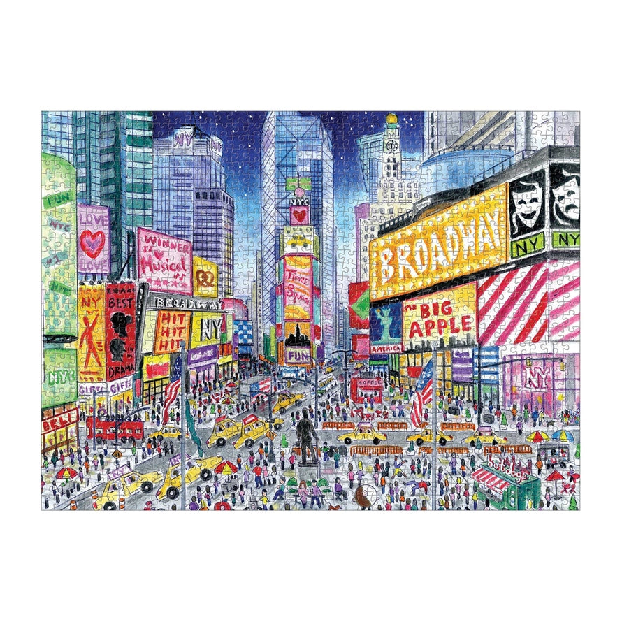 Michael Storrings Times Square 1000 Piece Puzzle-Puzzles-LouisGeorge Boutique-LouisGeorge Boutique, Women’s Fashion Boutique Located in Trussville, Alabama