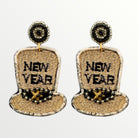 New Year Hat Earrings-Earrings-LouisGeorge Boutique-LouisGeorge Boutique, Women’s Fashion Boutique Located in Trussville, Alabama