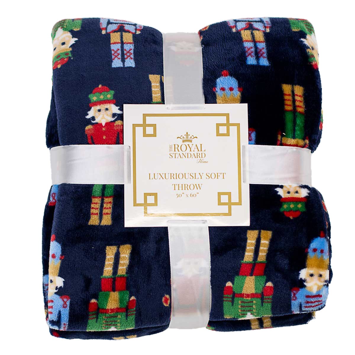 Nutcracker March Throw - Navy/Multi-Blanket Throw-The Royal Standard-LouisGeorge Boutique, Women’s Fashion Boutique Located in Trussville, Alabama