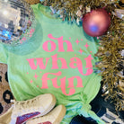 "Oh What Fun" Christmas Tee - Mint Green-Graphic Tee-LouisGeorge Boutique-LouisGeorge Boutique, Women’s Fashion Boutique Located in Trussville, Alabama