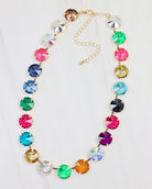 Shalimar Medium Rhinestone Necklace Dark Multi (Copy)-Necklaces-LouisGeorge Boutique-LouisGeorge Boutique, Women’s Fashion Boutique Located in Trussville, Alabama