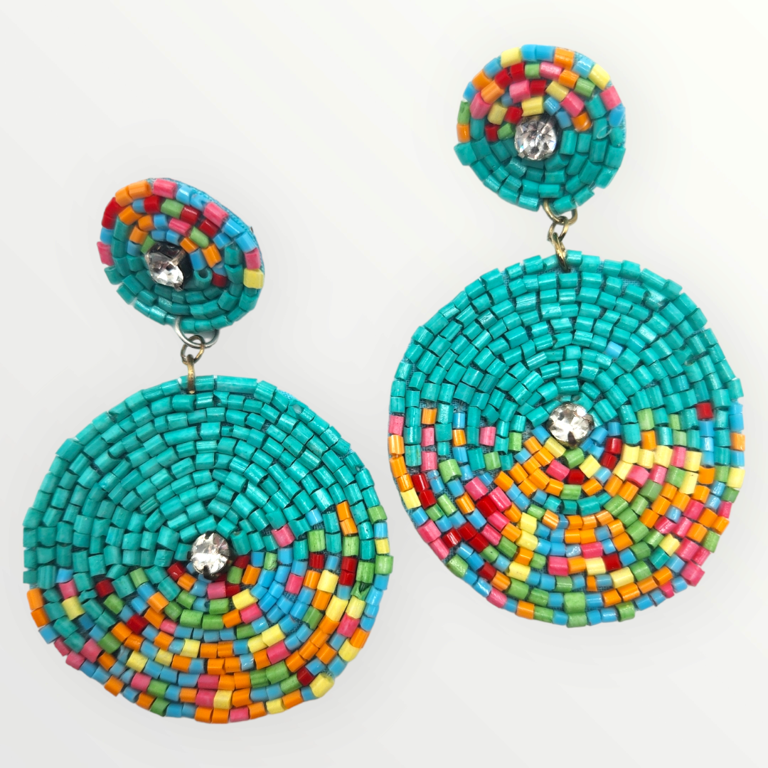 Summer Bead Drop Earrings-Earrings-louisgeorgeboutique-LouisGeorge Boutique, Women’s Fashion Boutique Located in Trussville, Alabama