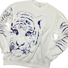 Tiger Sweatshirt w/Sleeve Detail - Plus/Regular-Apparel-LouisGeorge Boutique-LouisGeorge Boutique, Women’s Fashion Boutique Located in Trussville, Alabama